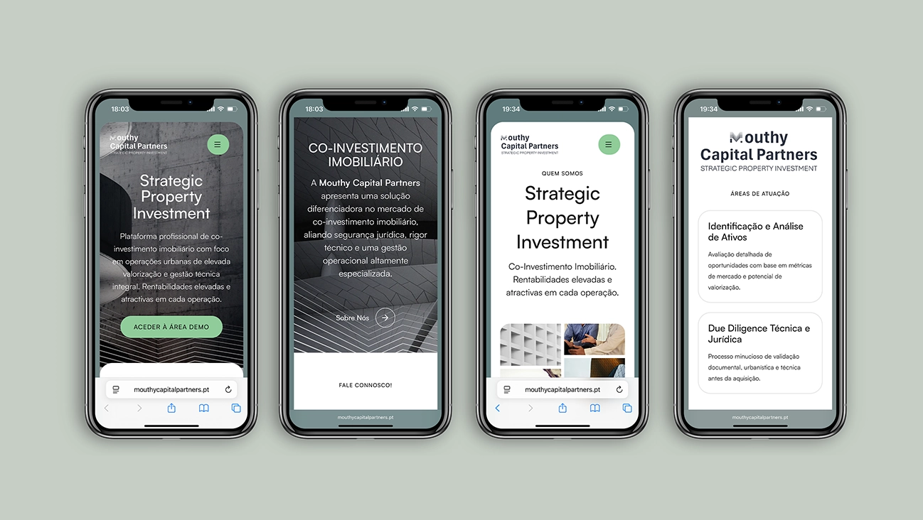 Mouthy Capital Partners website — full overview