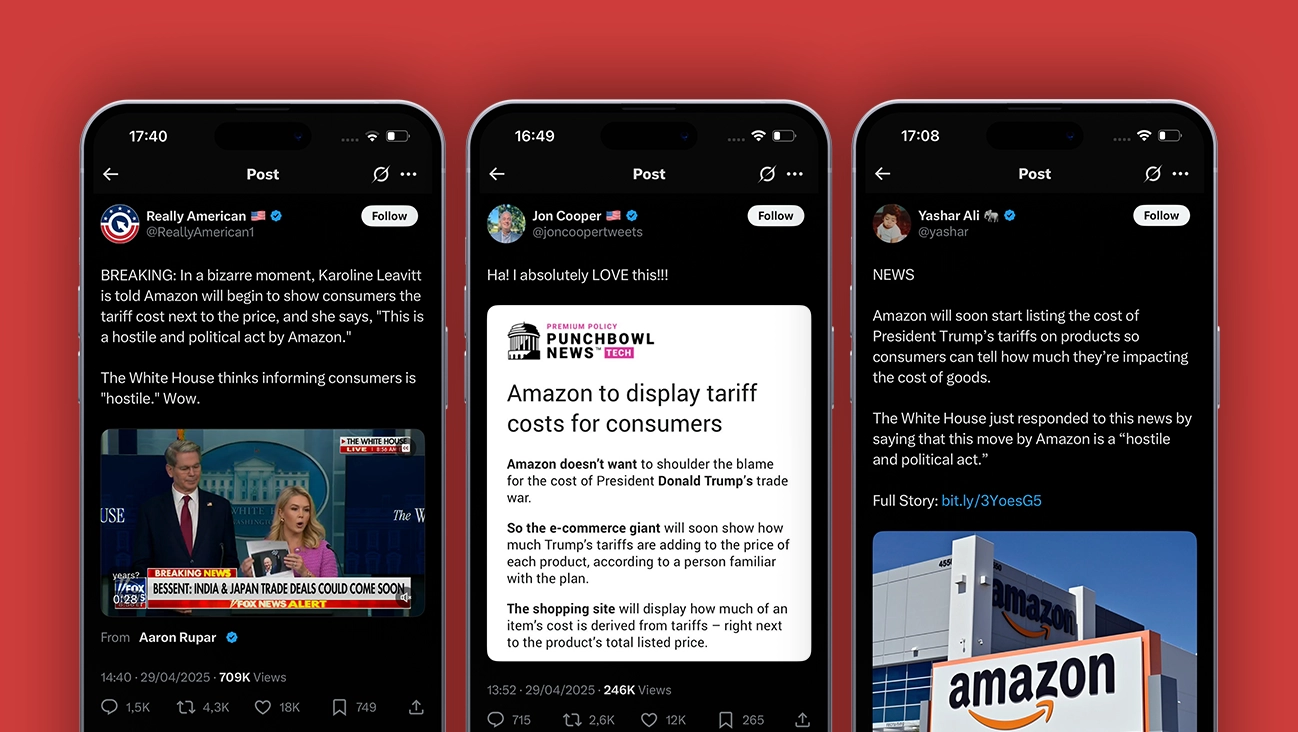 Tariff Lens Chrome Extension — interface overview