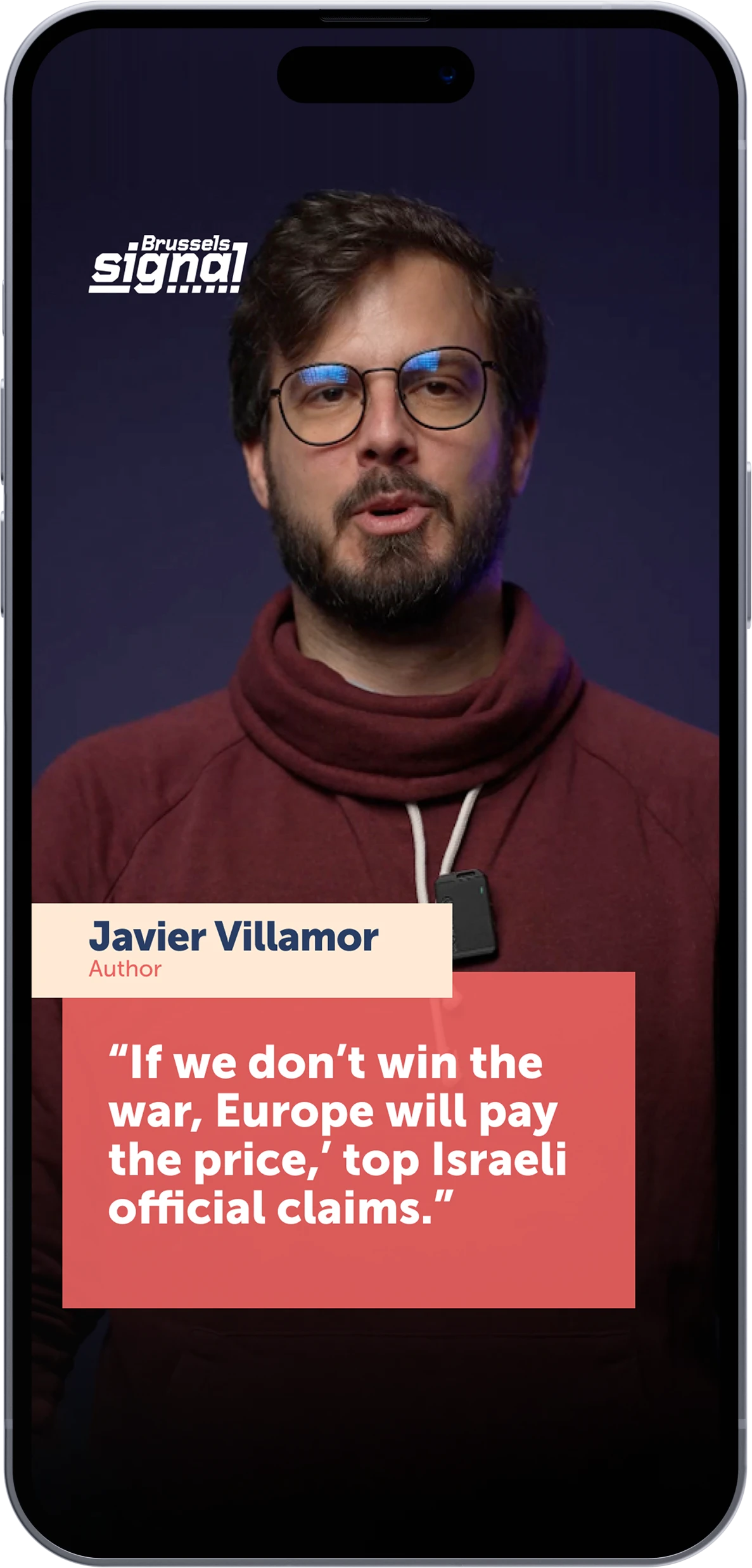 Brussels Signal — social media post