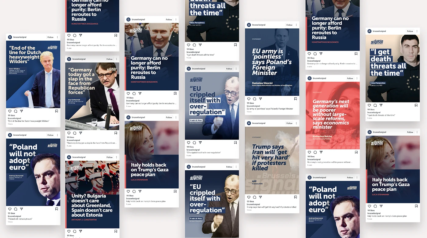 Brussels Signal — web banner