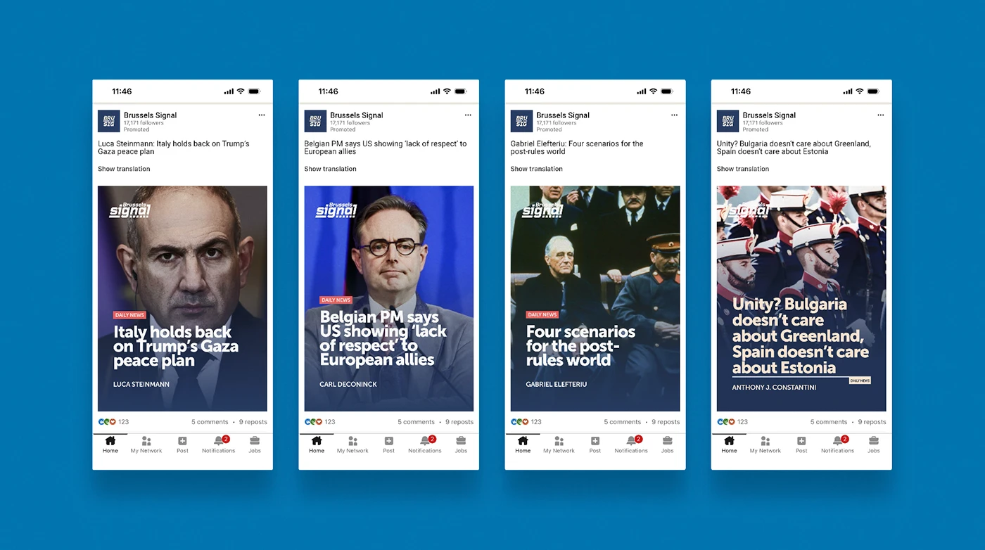 Brussels Signal — social media post